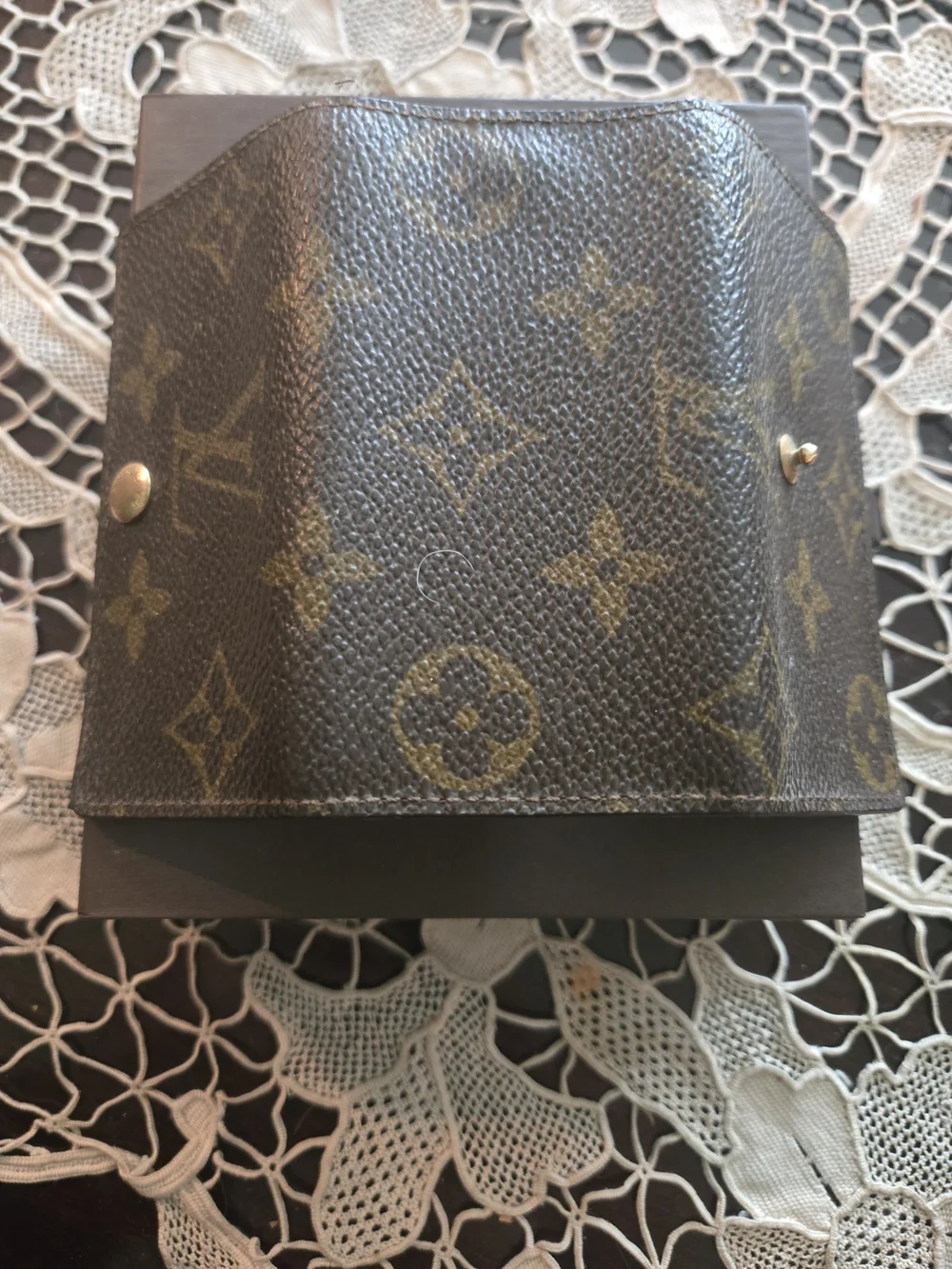 Louis Vuitton Vintage Brown Monogram Key Holder Case